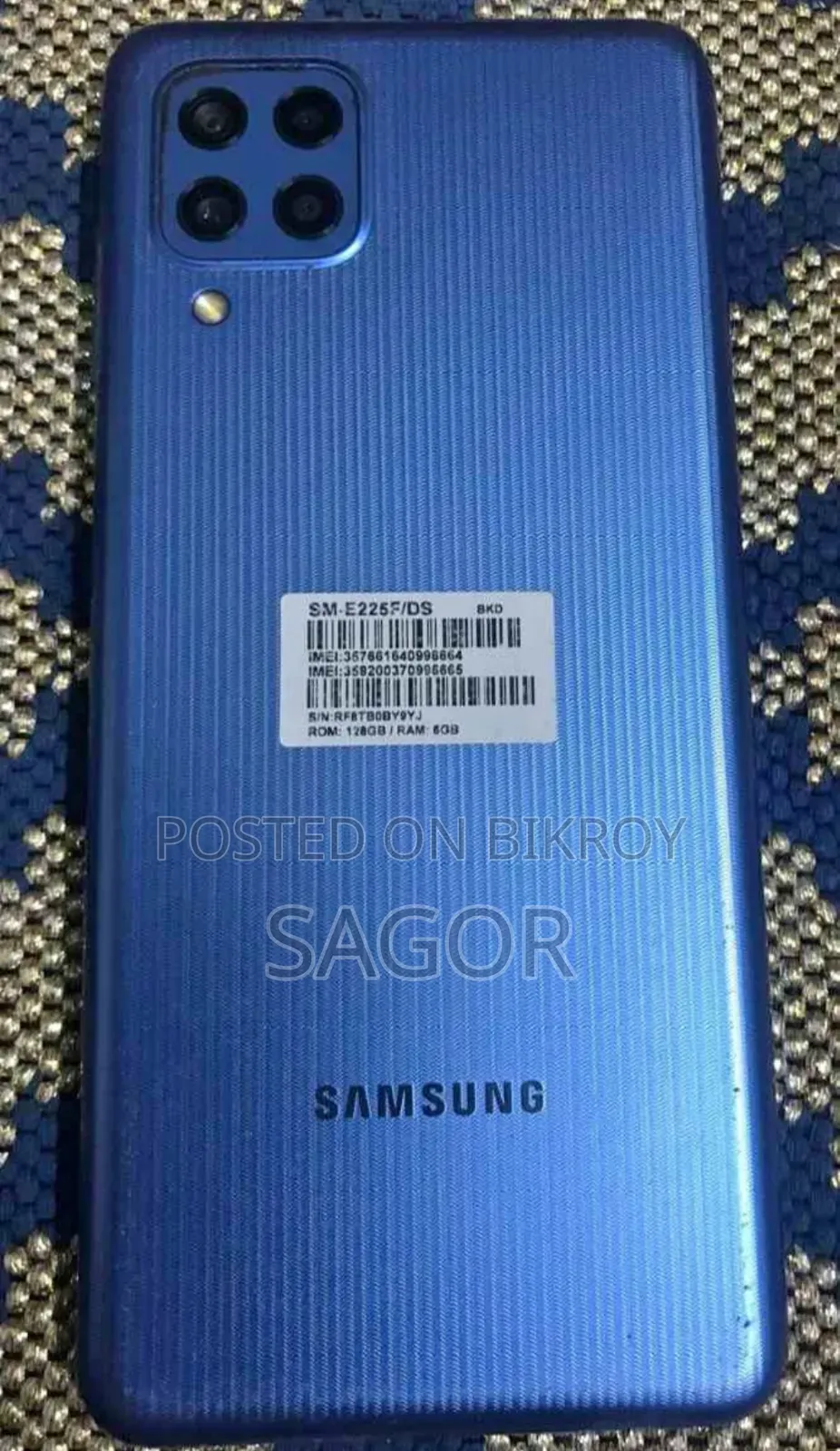 Samsung Galaxy F22 128 GB Blue