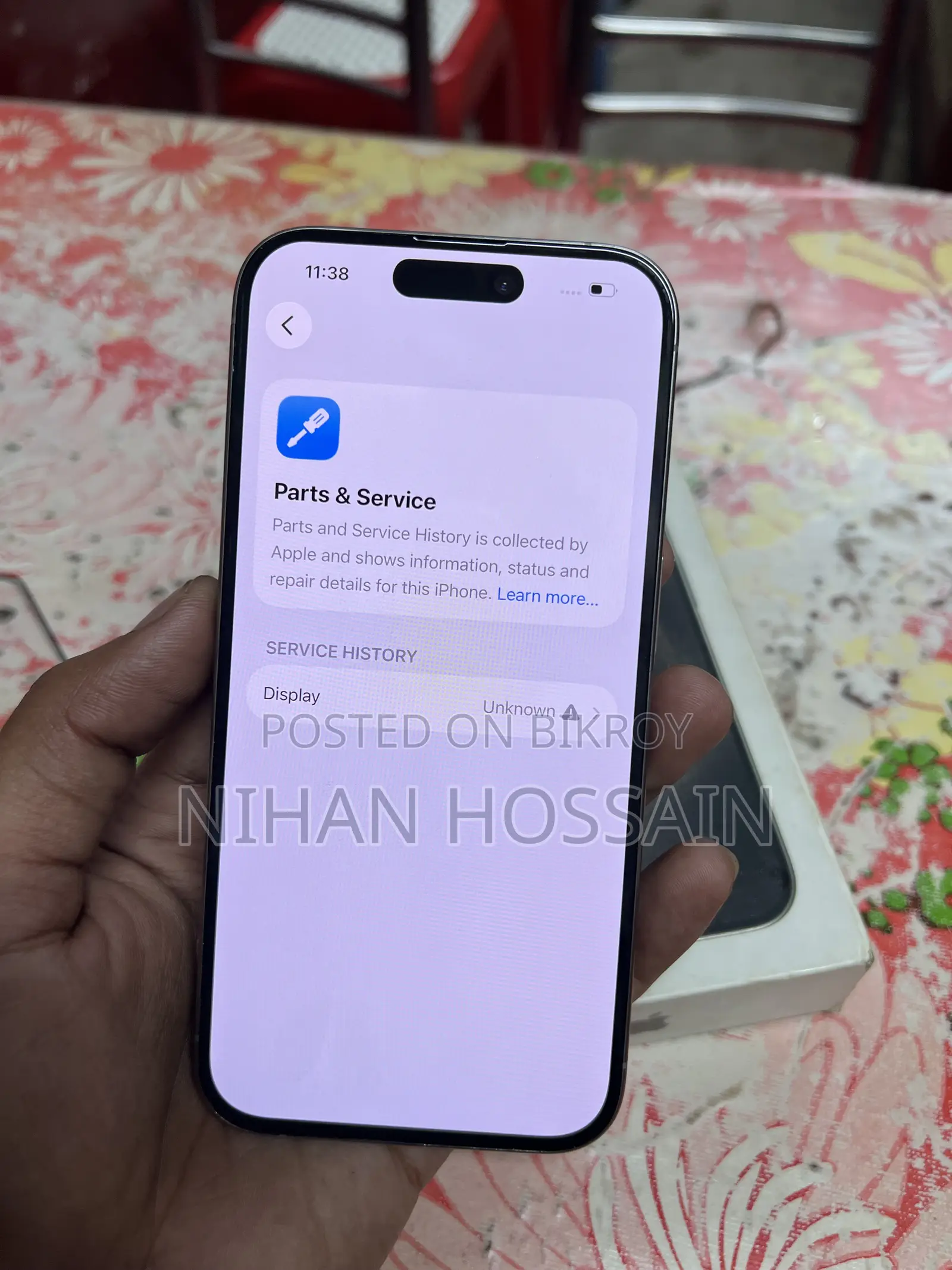 নতুন অ্যাপল আইফোন ১৫ প্রো ১২৮ জিবি গ্রে