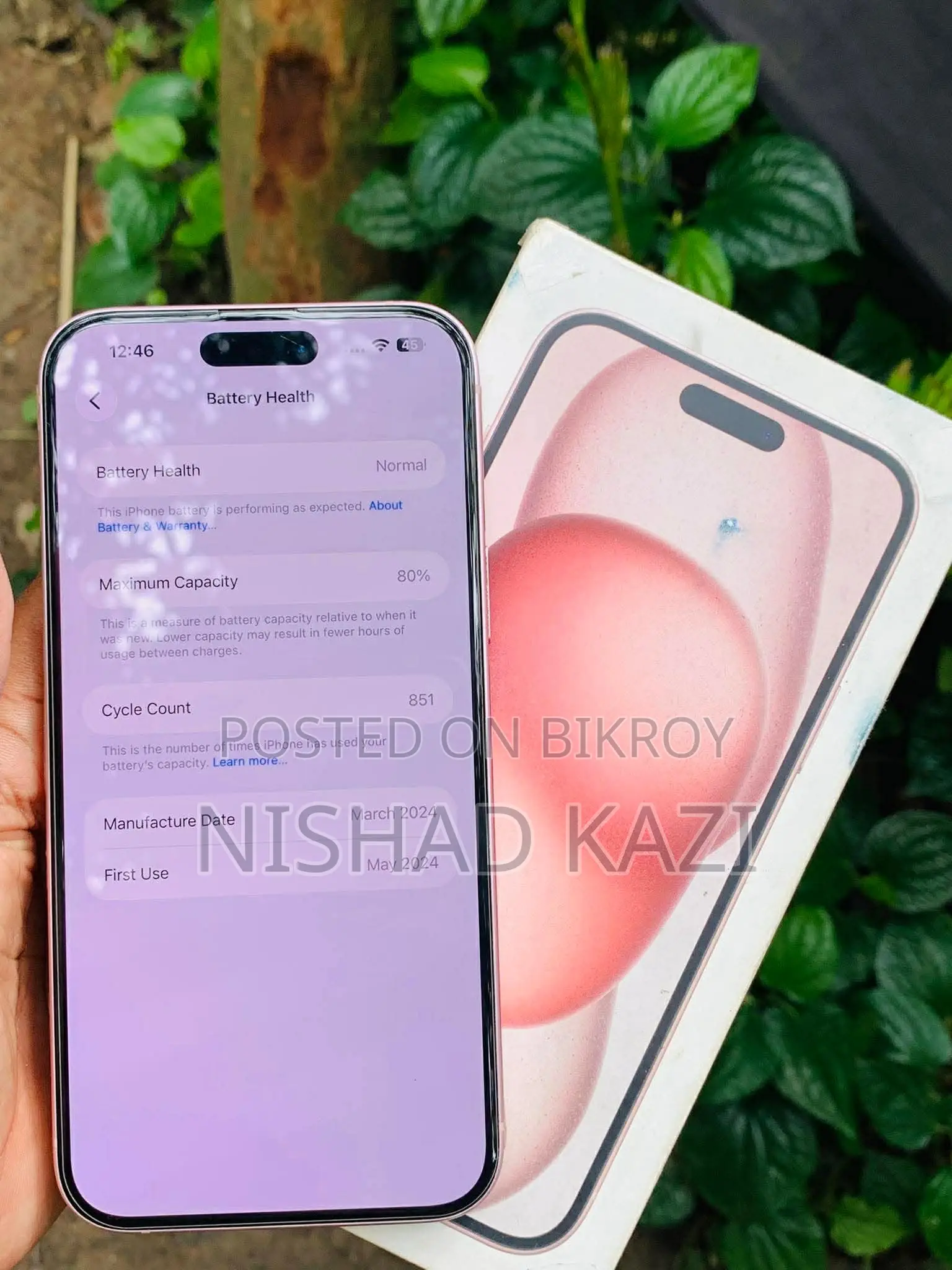 New Apple iPhone 15 Plus 256 GB Pink