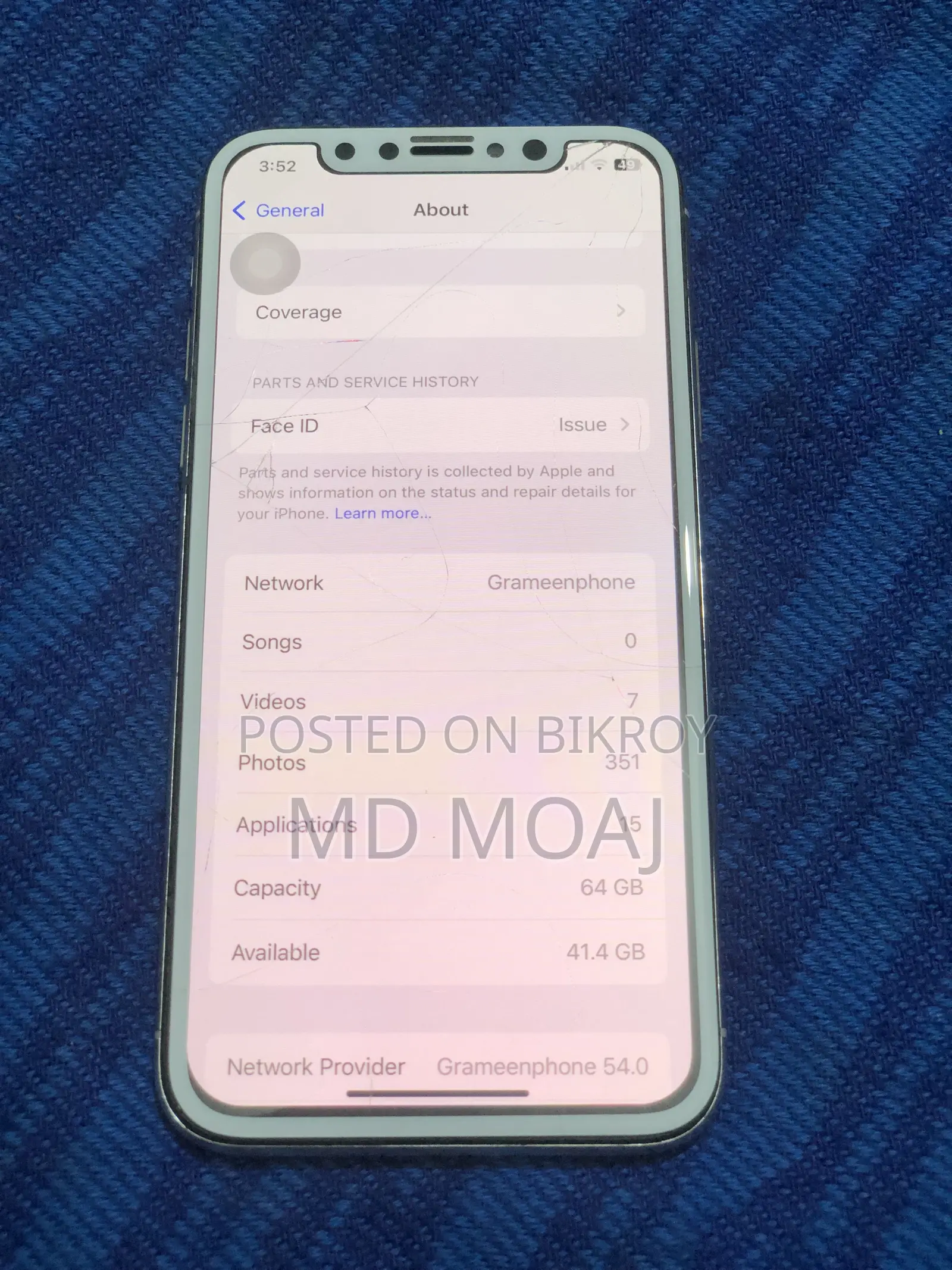 Apple iPhone X 64 GB White