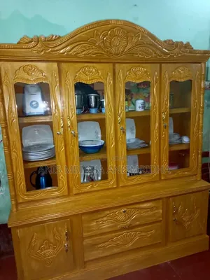 Showcase made of Teak wood