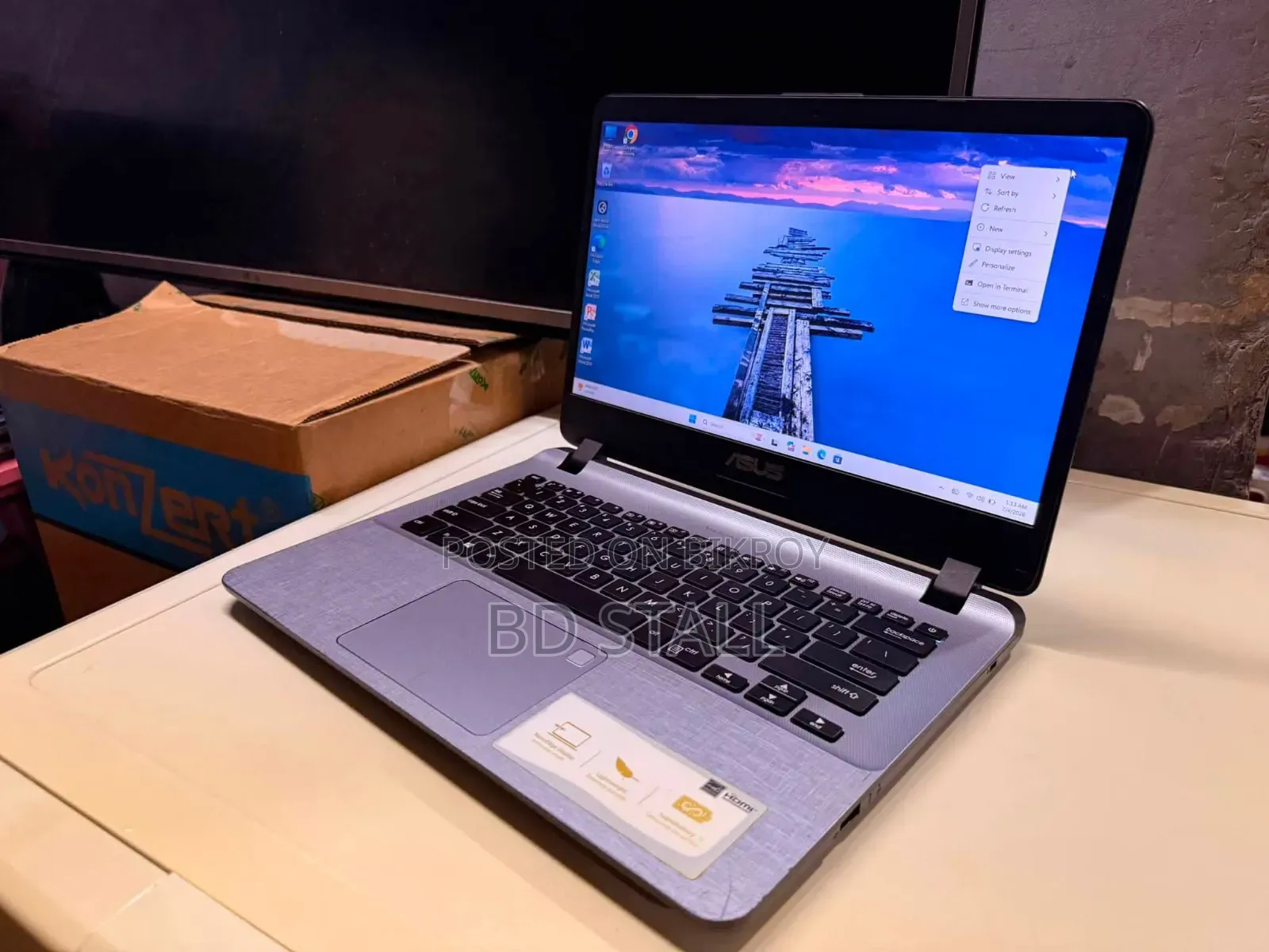 Laptop Asus Vivobook 15 8GB Intel Core i3 SSD 128GB