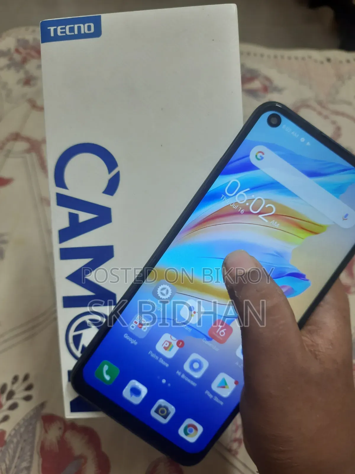 Tecno Camon 17 128 GB Blue
