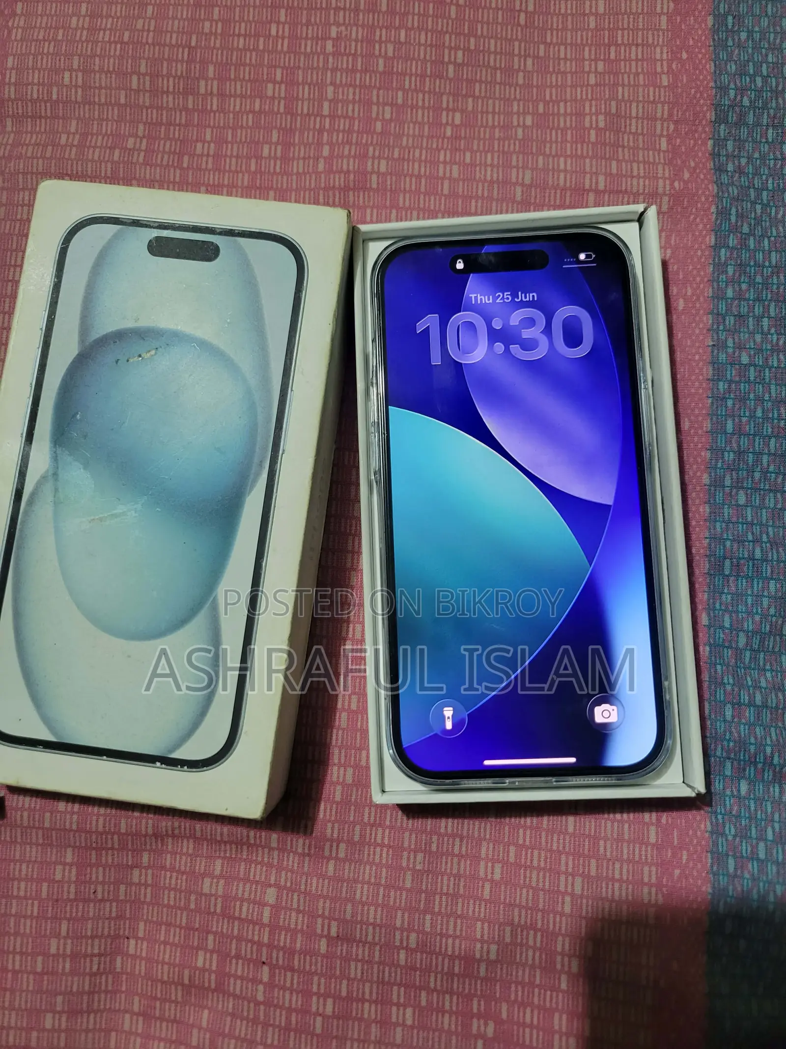 New Apple iPhone 15 128 GB Blue