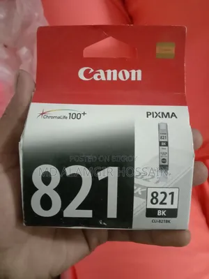 Canon PIXMA 821 BK (CLI-821BK) ব্ল্যাক (Black) ইঙ্ক কার্টিজ।