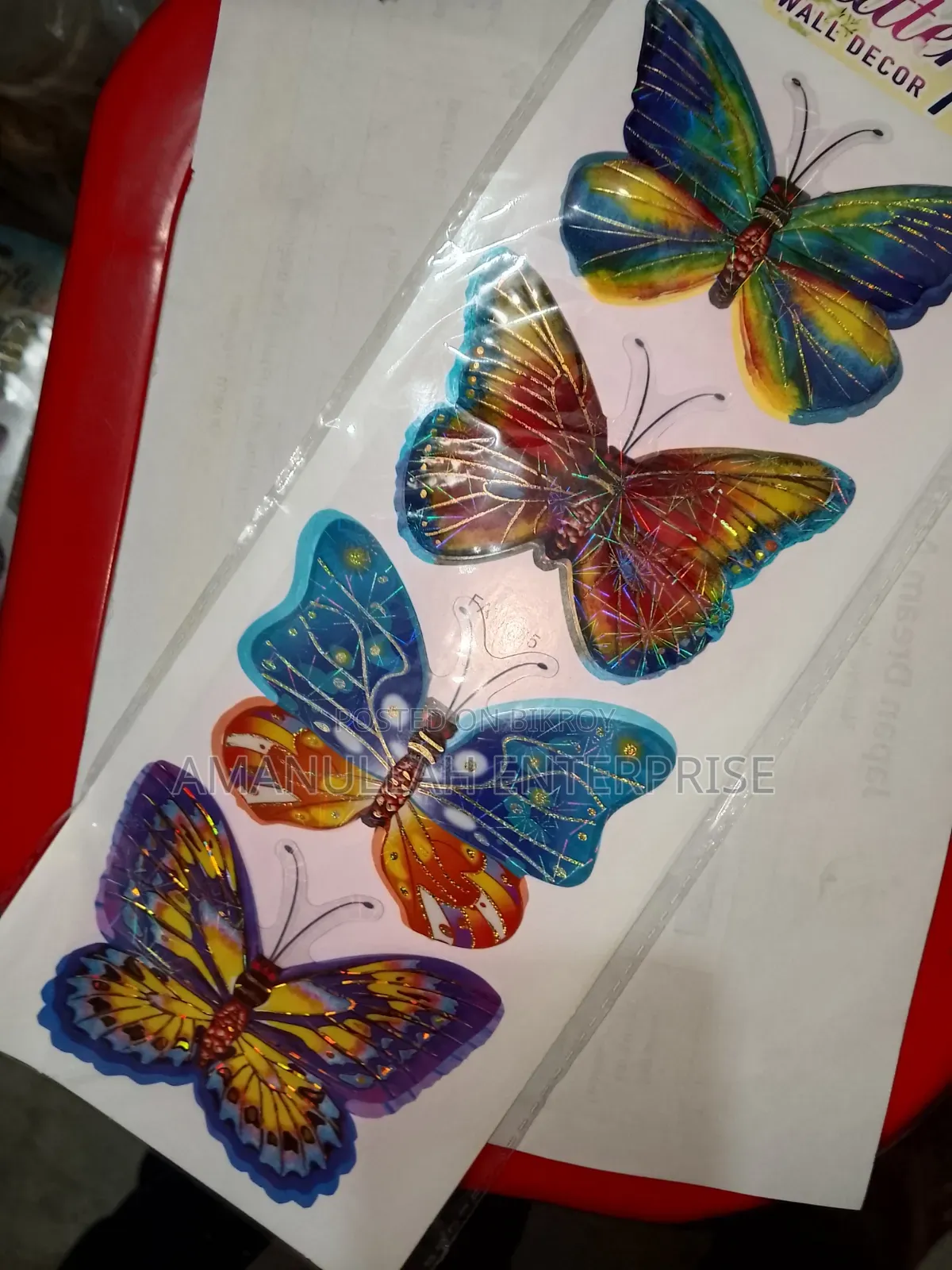 শিশুদের থ্রিডি স্টিকার প্যাক | ডিজনি কারস, বাটারফ্লাইস এবং ইমোজি সেট