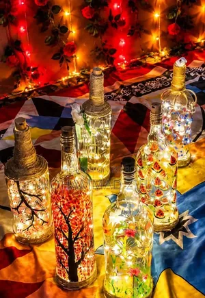Bottle Art Lamp