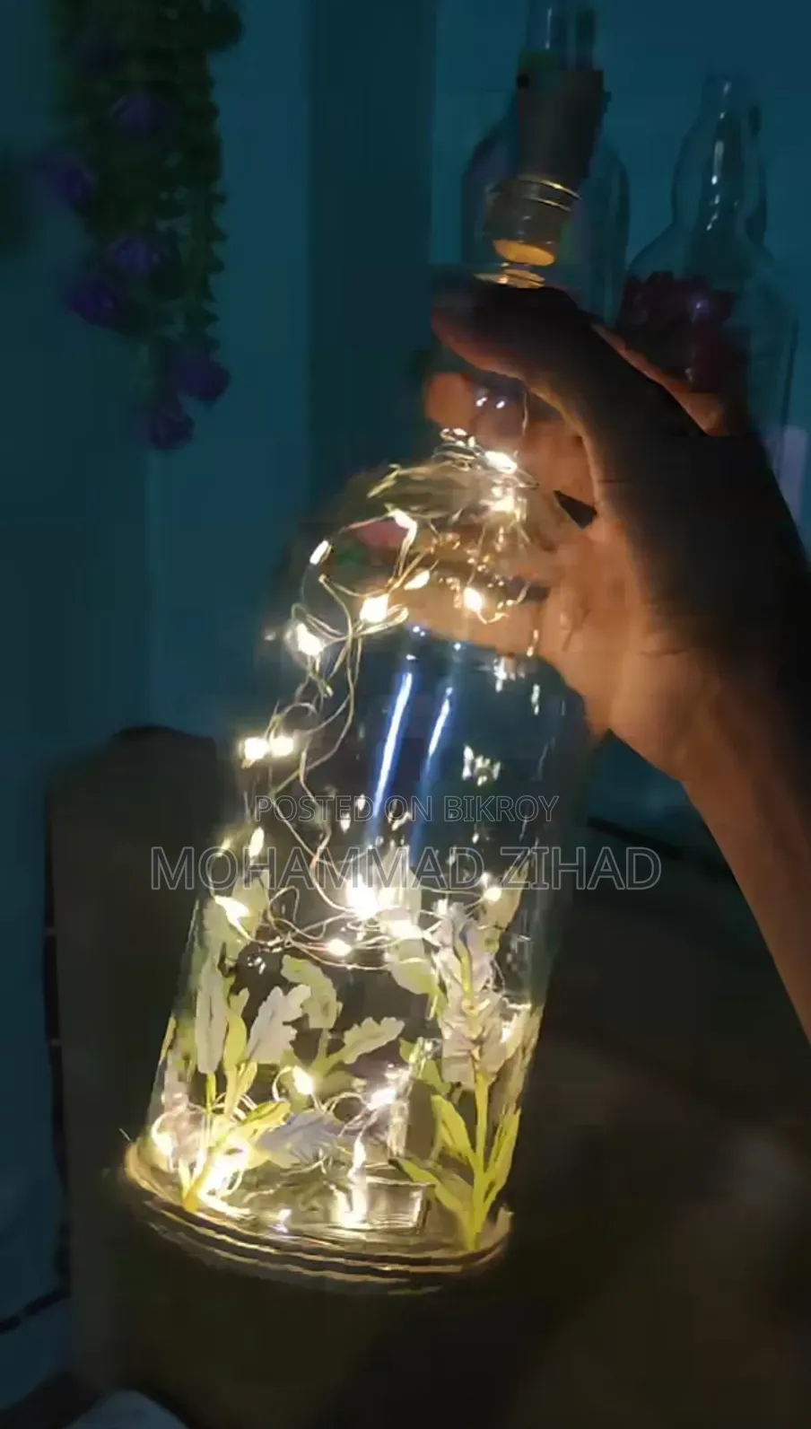 Bottle Art Lamp