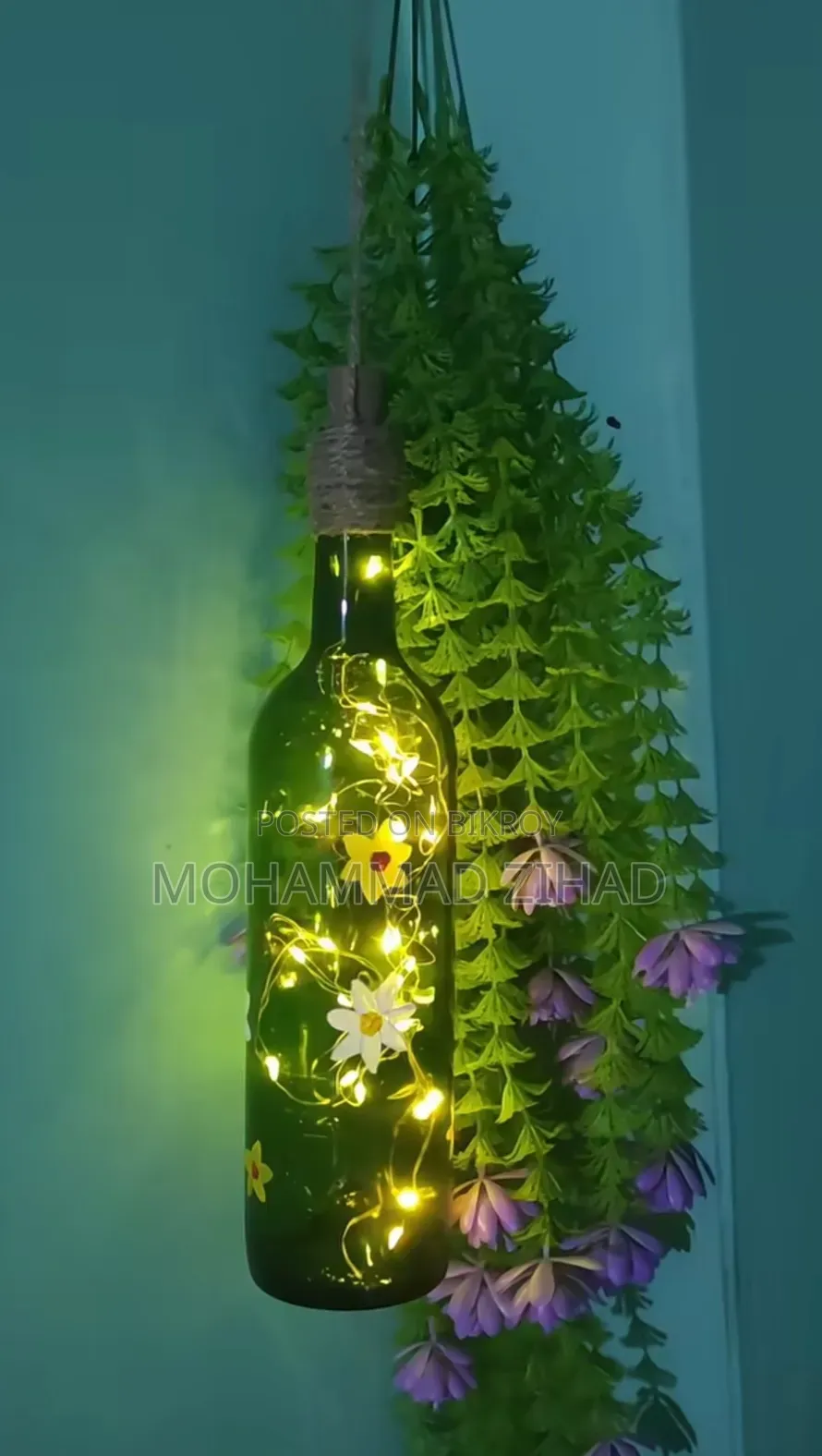 Bottle Art Lamp