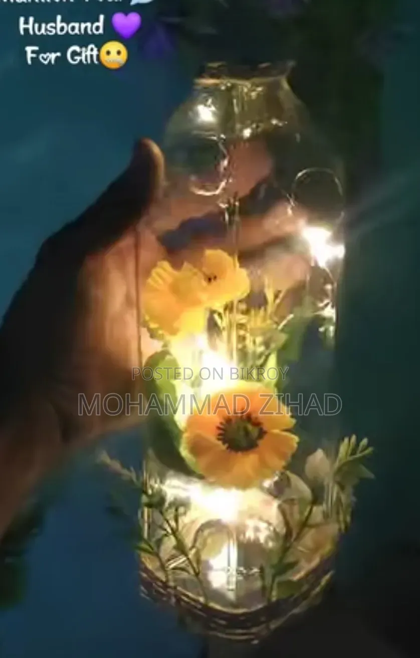 Bottle Art Lamp