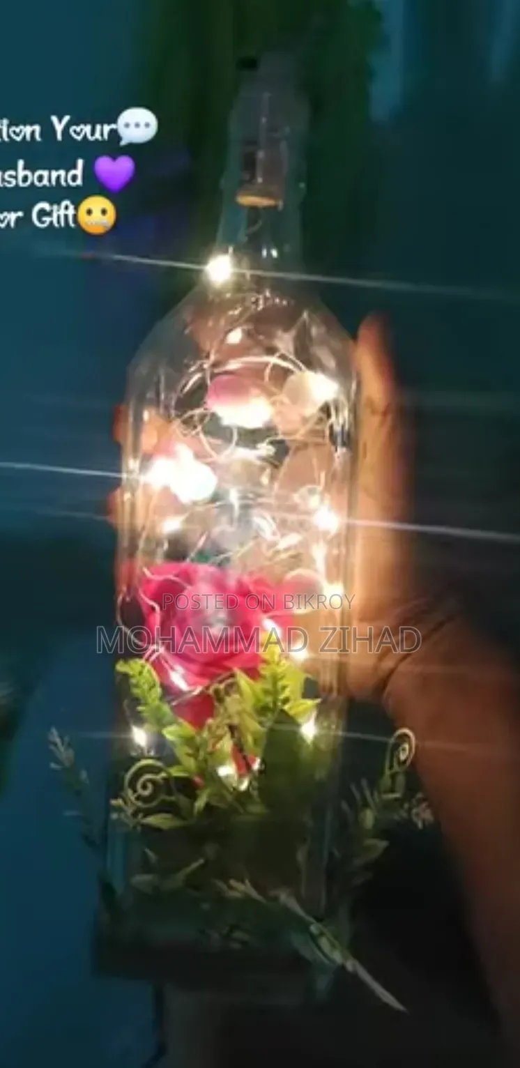 Bottle Art Lamp