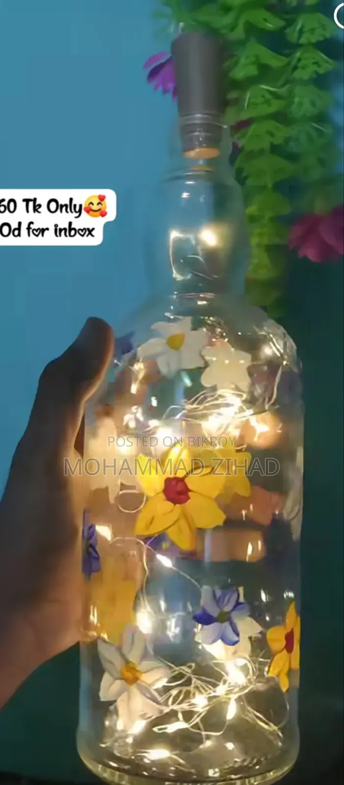 Bottle Art Lamp
