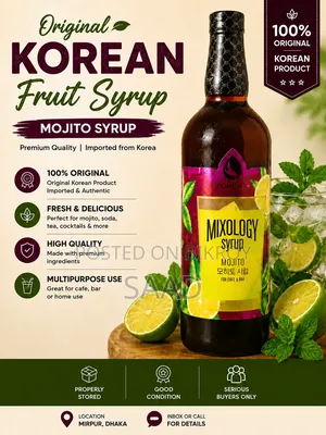 Original Pomona Mixology Mojito Syrup (1000ml)