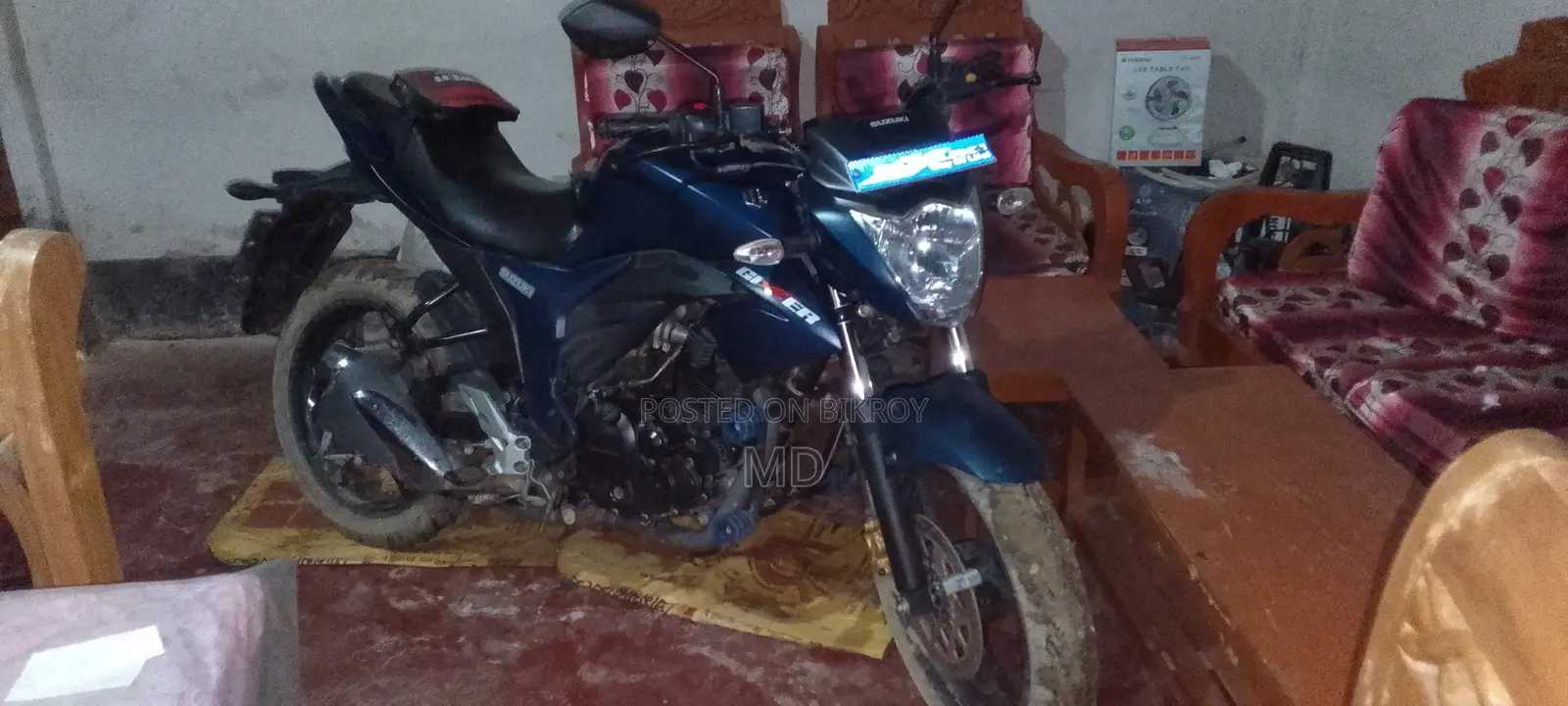 Suzuki Gixxer Monotone 2024 Blue