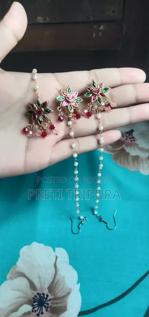 এয়াররিং টিকলি সেট