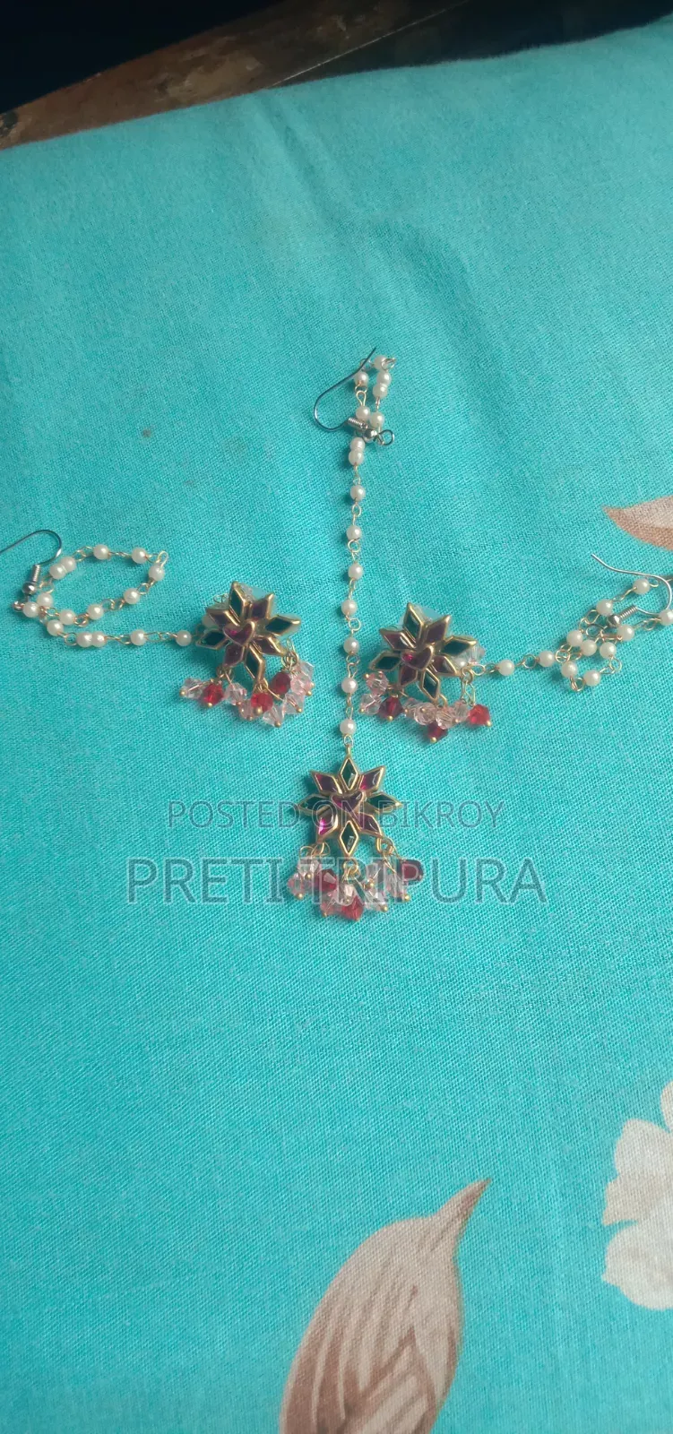 এয়াররিং টিকলি সেট