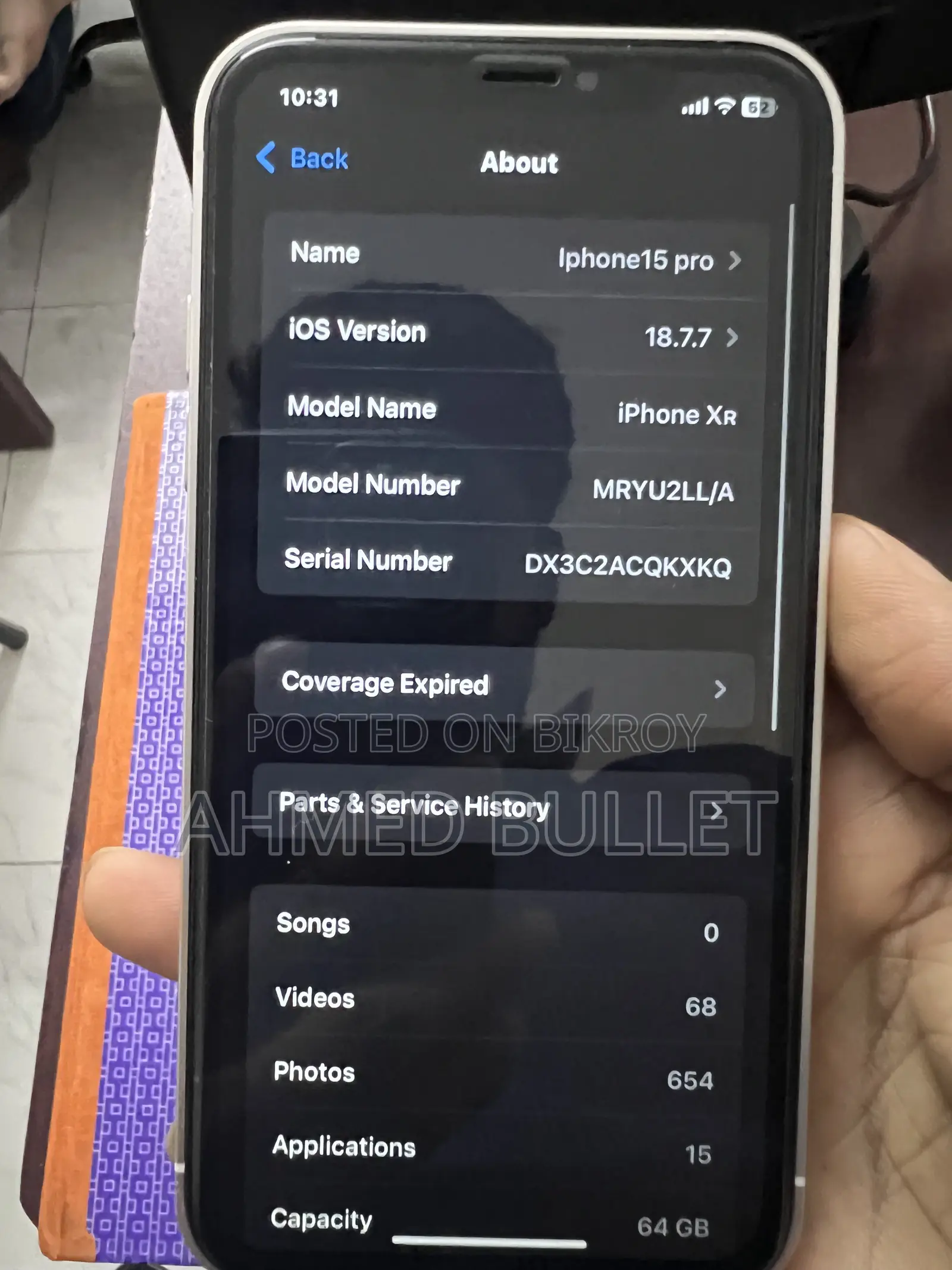 Apple iPhone XR 64 GB White