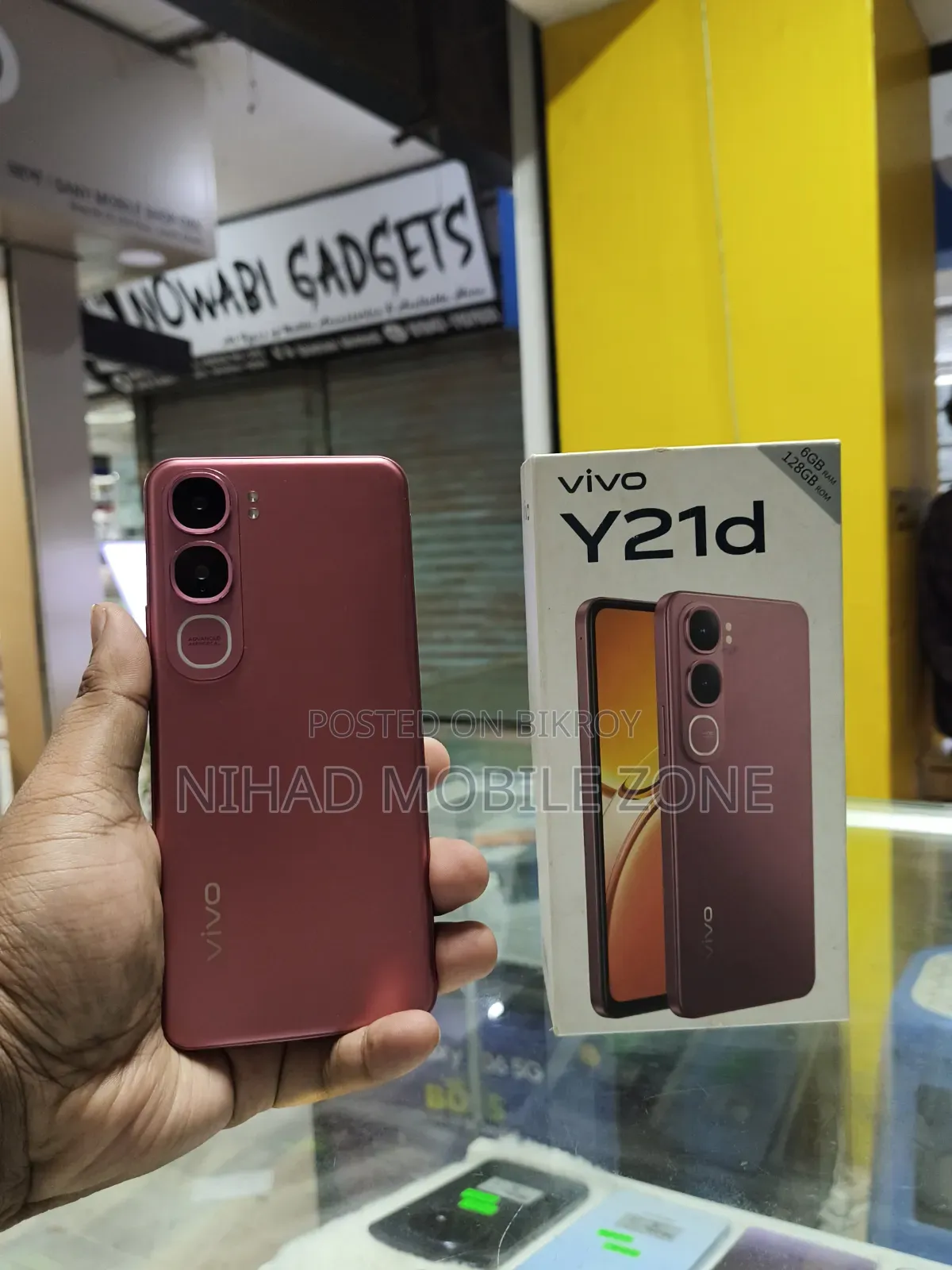 Vivo Y21d 128 GB Rose Gold