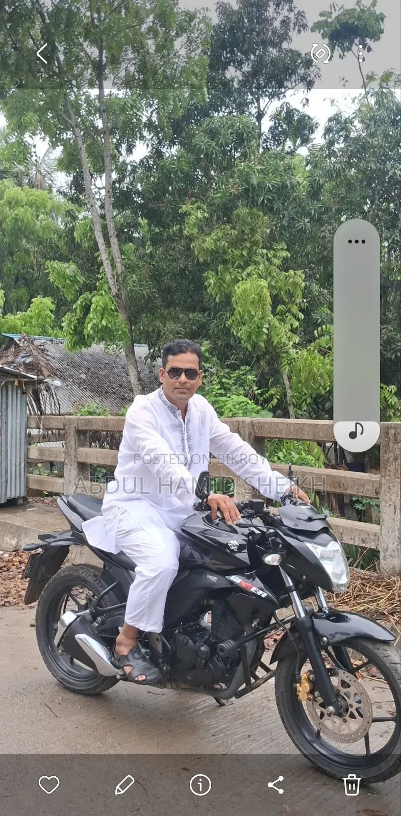Suzuki Gixxer Monotone 2023 Black