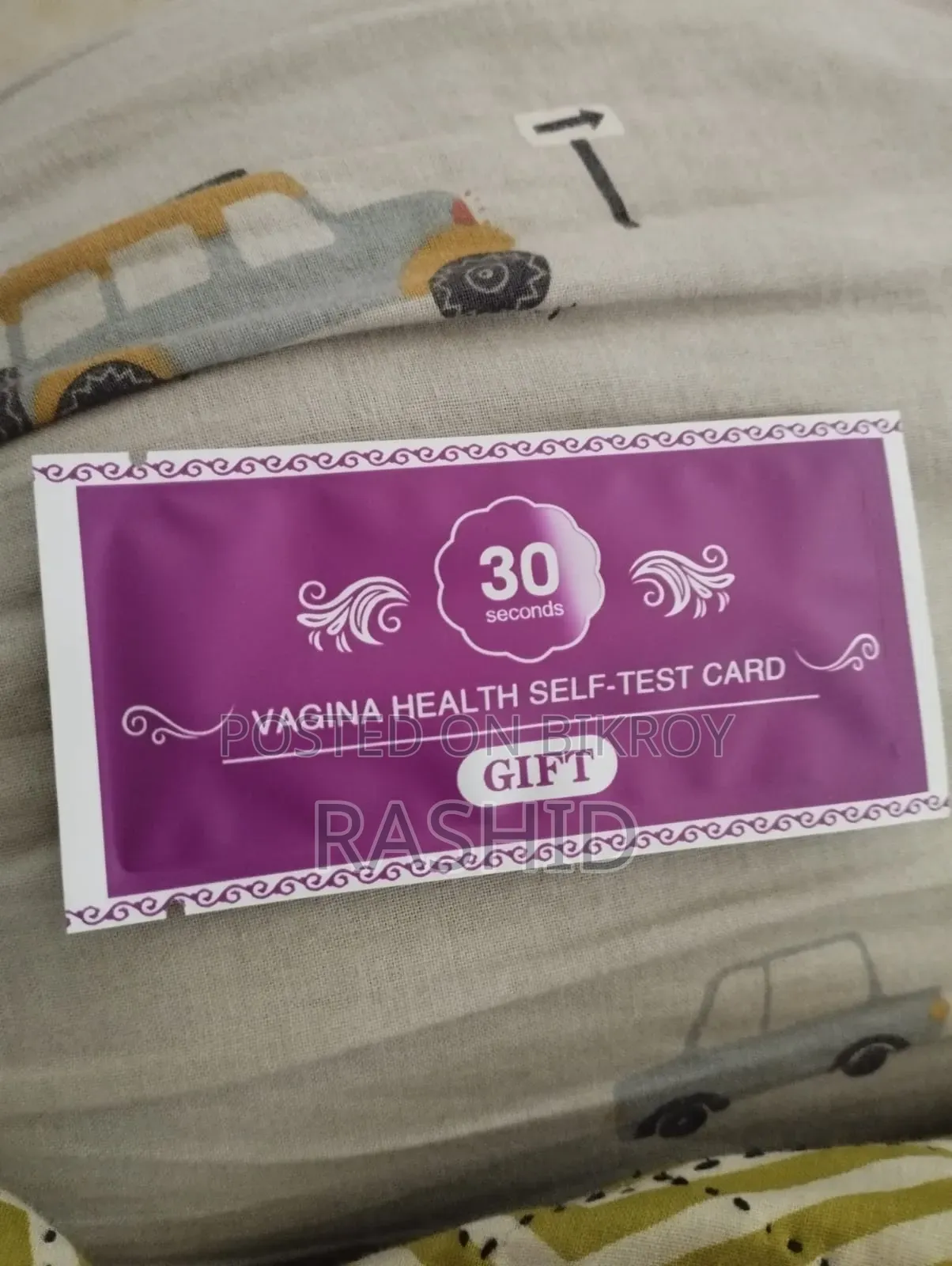 Get a Free Health Self-Test Card with Yonota Sanitary Napkins!