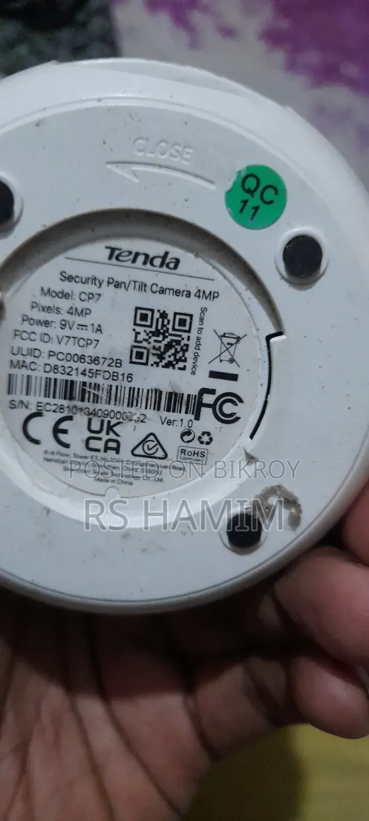 Tenda Ip Camera 4 Mp