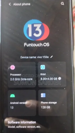 Vivo Y53s 128 GB