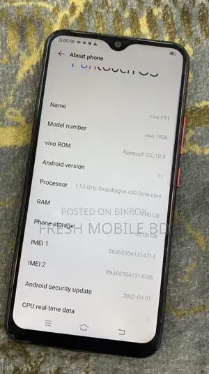 Vivo Y11 32 GB Red