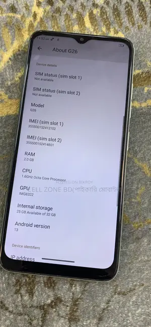 Symphony G26 32 GB Green