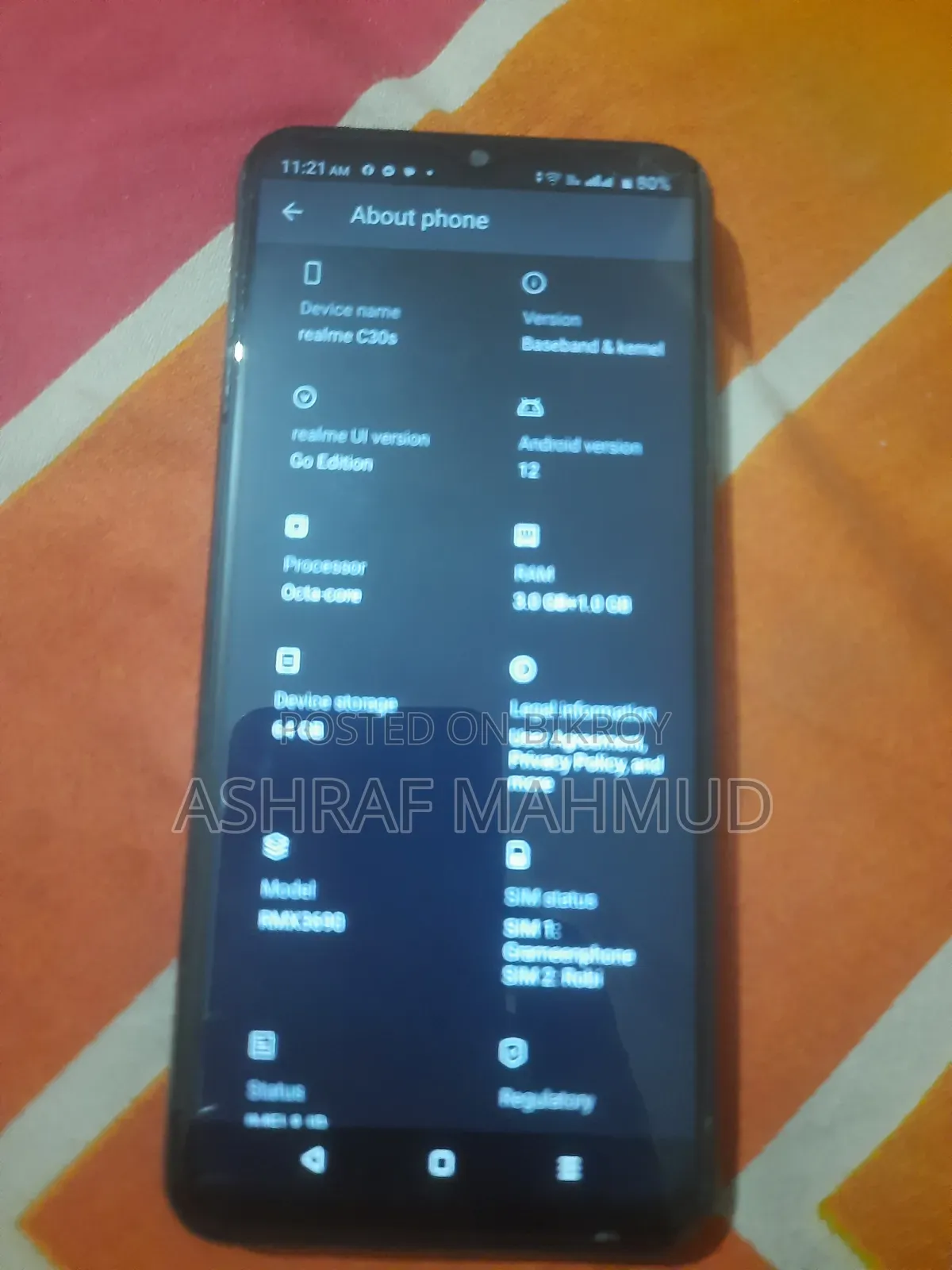 Realme C30s 64 GB Black