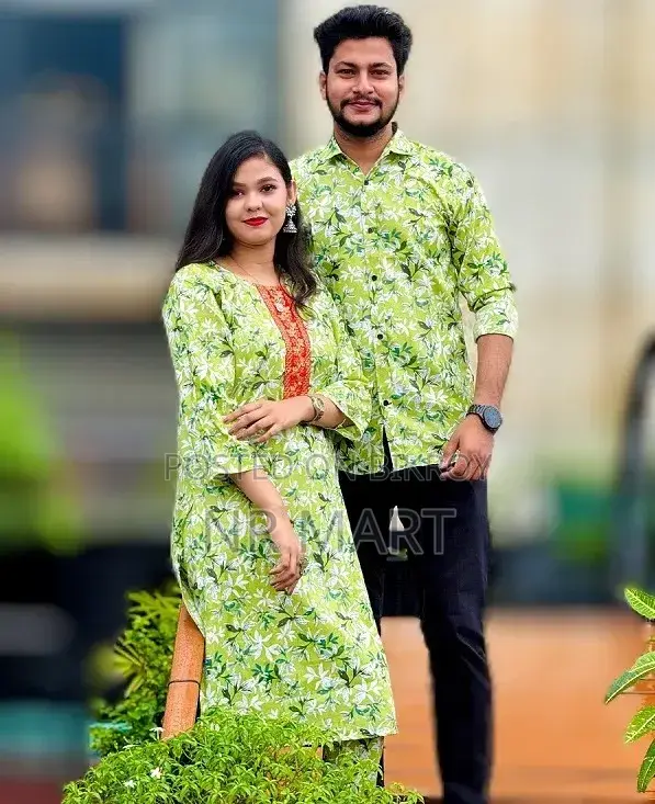 Premium Shirt Three-Piece Couple Set