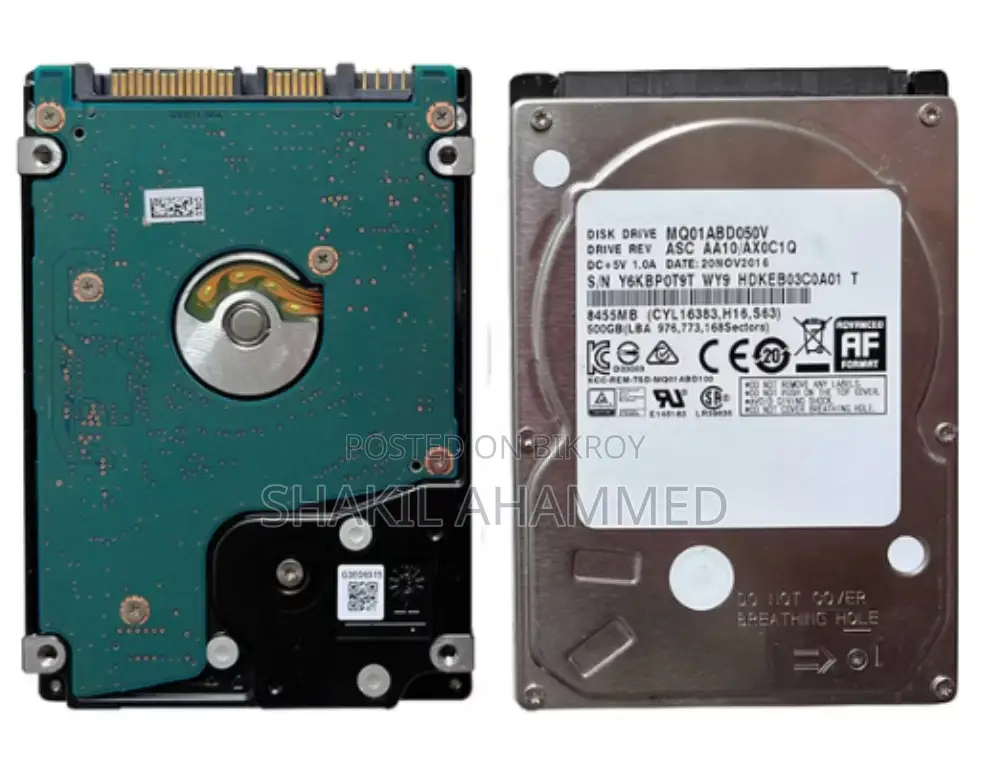 Toshiba 1TB Laptop Hard Disk 2.5 Inch