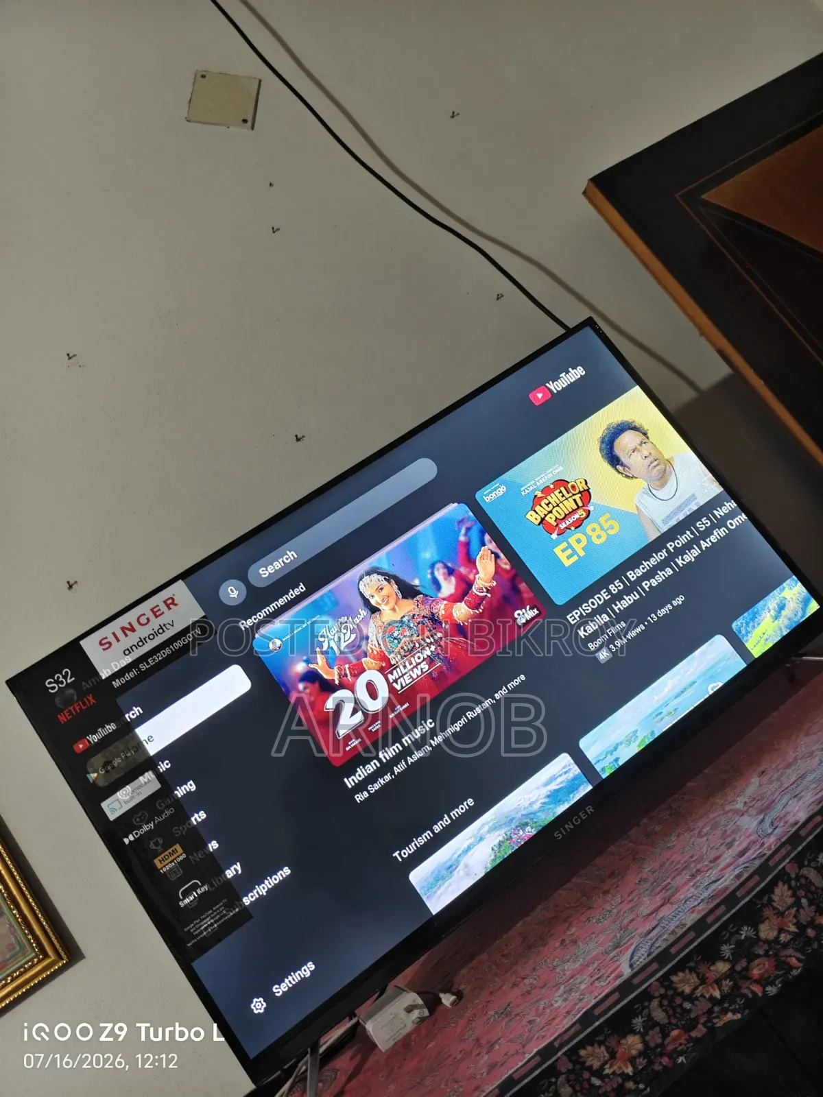Singer Google Android TV