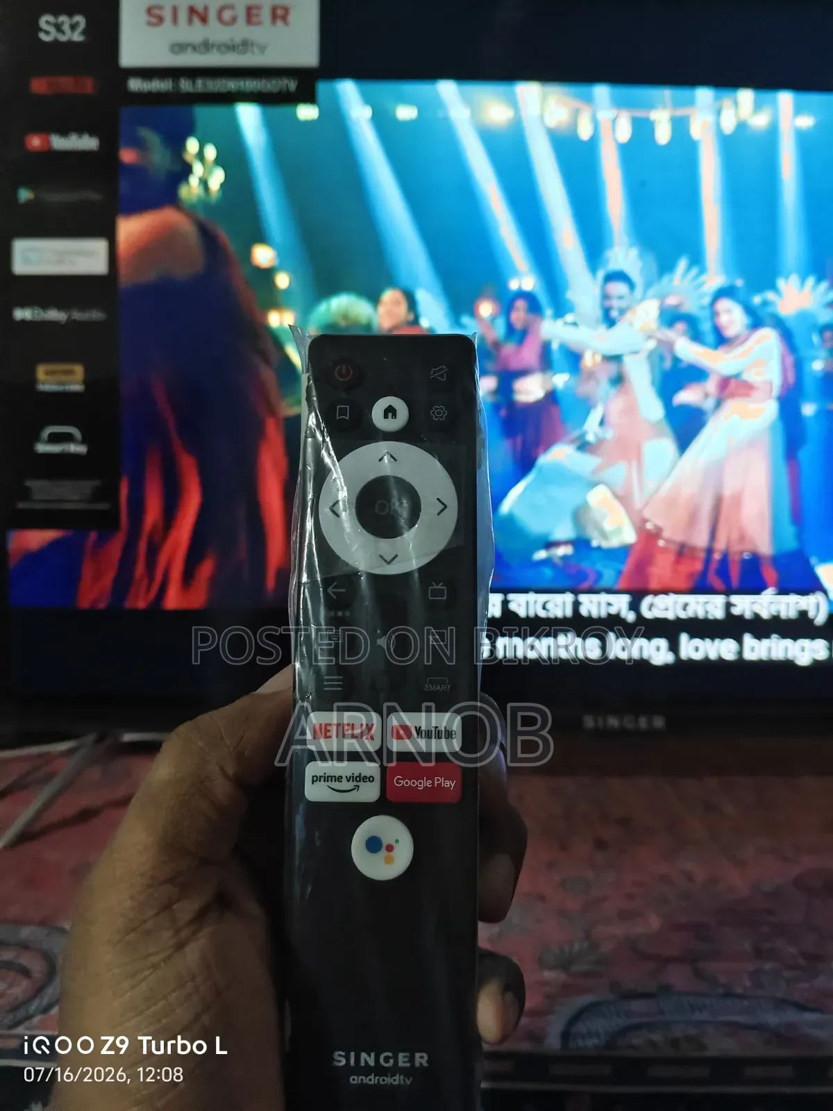 Singer Google Android TV
