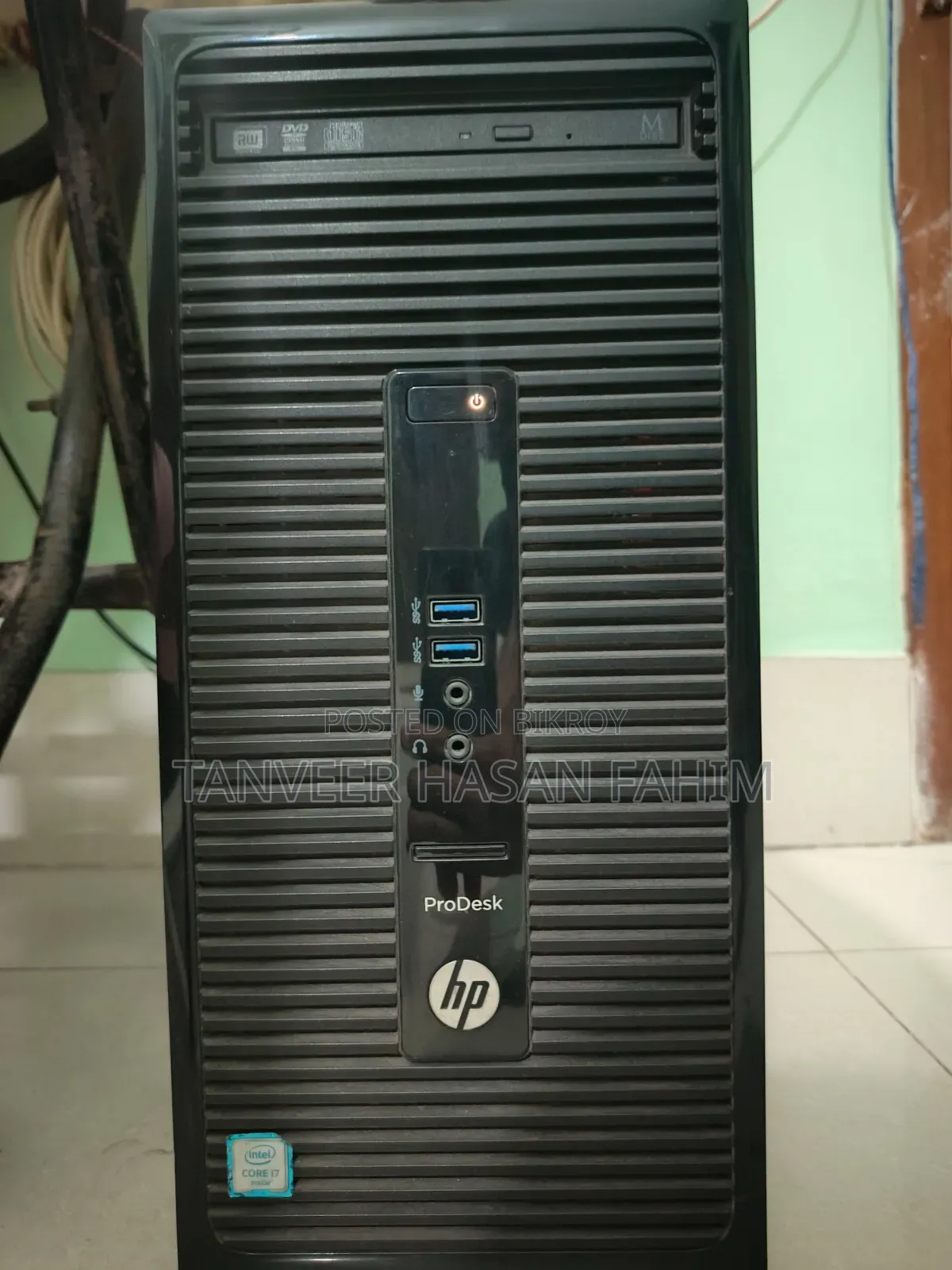 Desktop Computer HP EliteDesk 800 G4 4GB Intel Core i7 SSD 256GB
