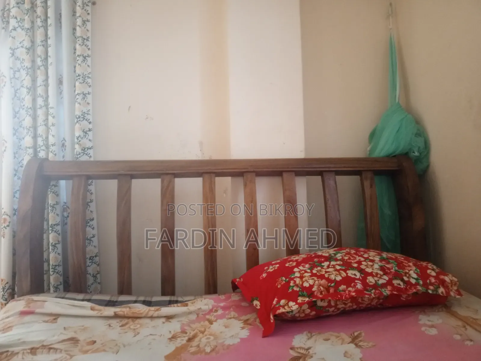 Semi-Double Wooden Bed