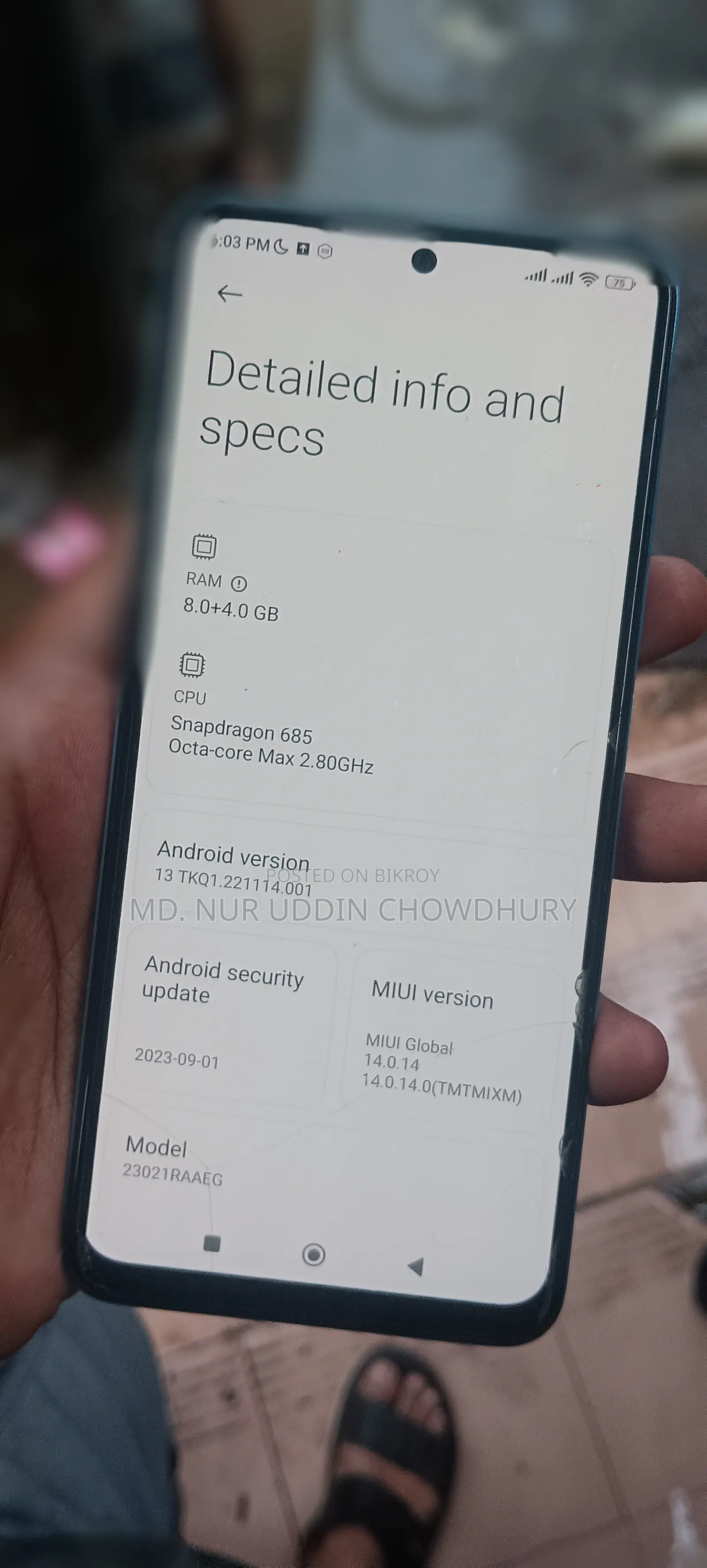 Xiaomi Redmi Note 12 128 GB Red