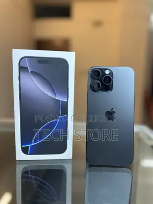 Apple iPhone 16 Pro Max ২৫৬ জিবি ব্ল্যাক