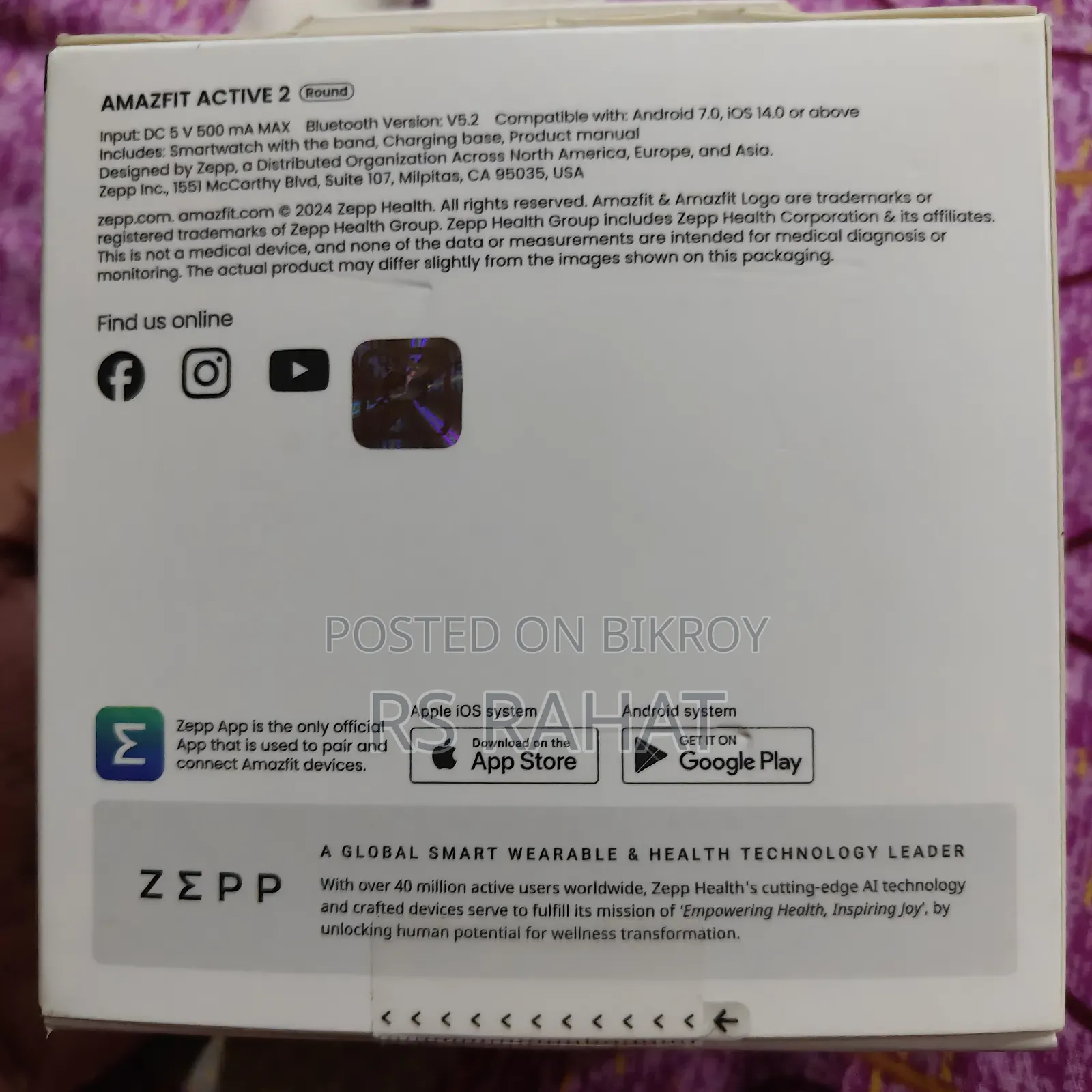 Amazfit Active 2 .(Round)