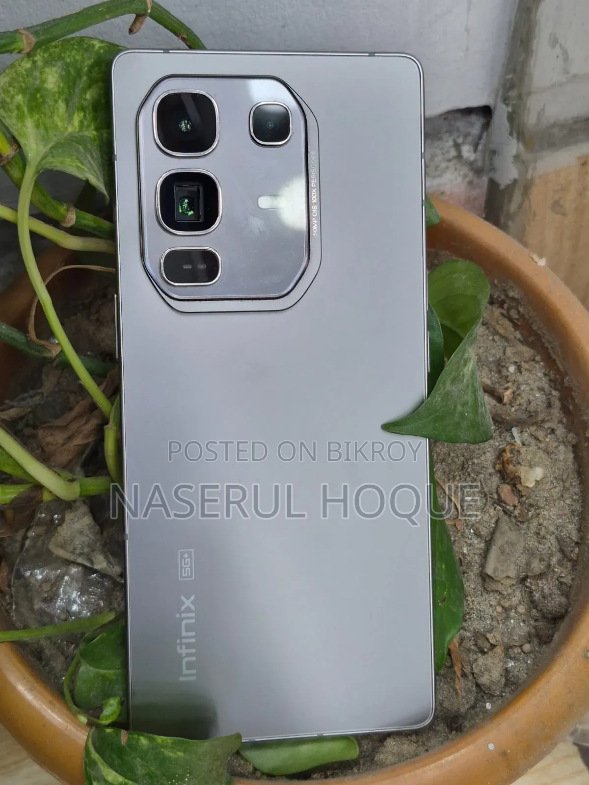 New Infinix Note 50 Pro+ 256 GB Silver