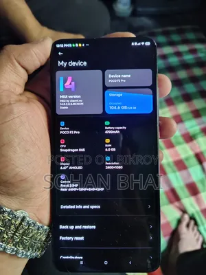 Xiaomi Pocophone F2 Pro 128 GB Blue