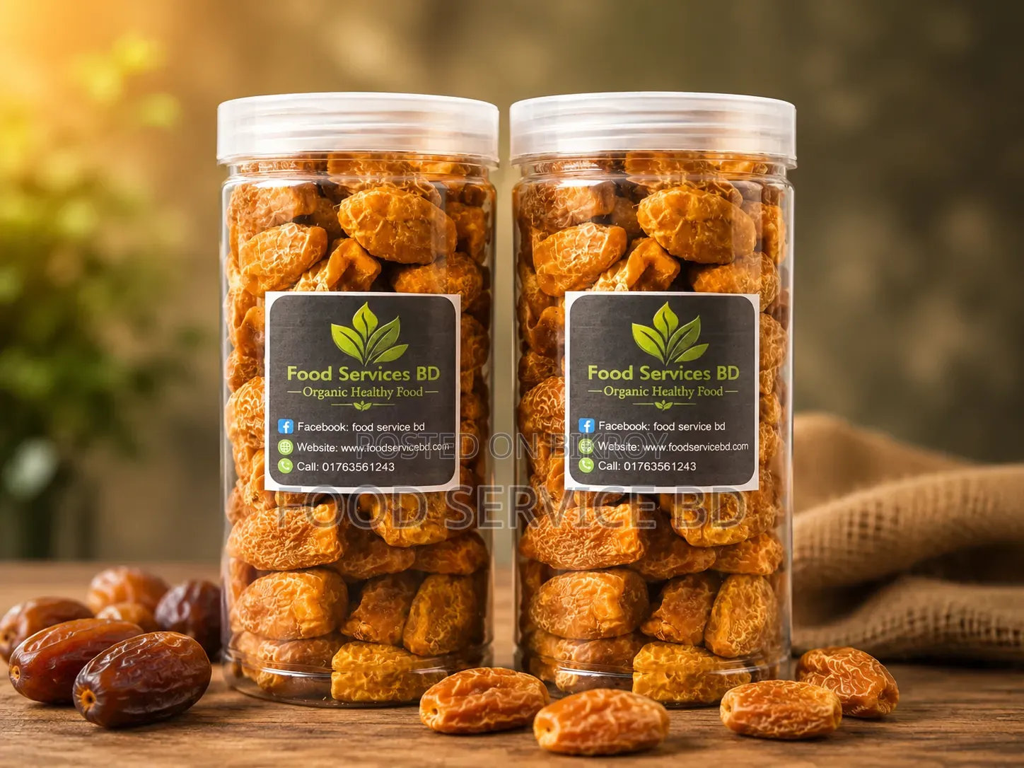 1 kg Khurma Date Combo (500g x 2 jars)
