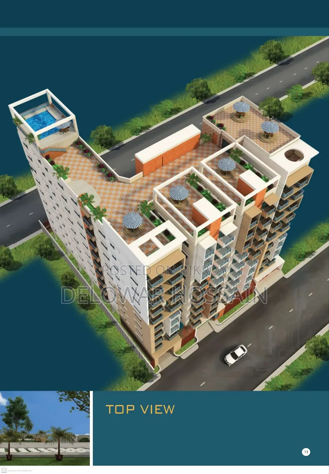 4-bedroom Apartment in Bashundhara River, Bashundhara for Sale