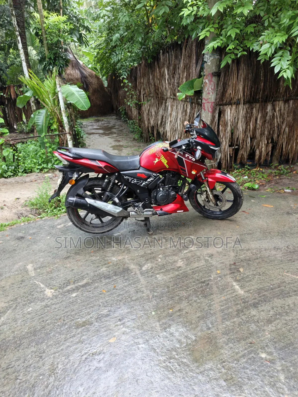 New TVS Apache RTR 160 2V 2020 Red