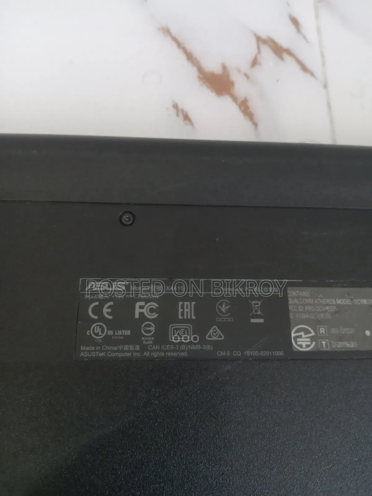 Asus Laptop 4GB RAM 128GB SSD