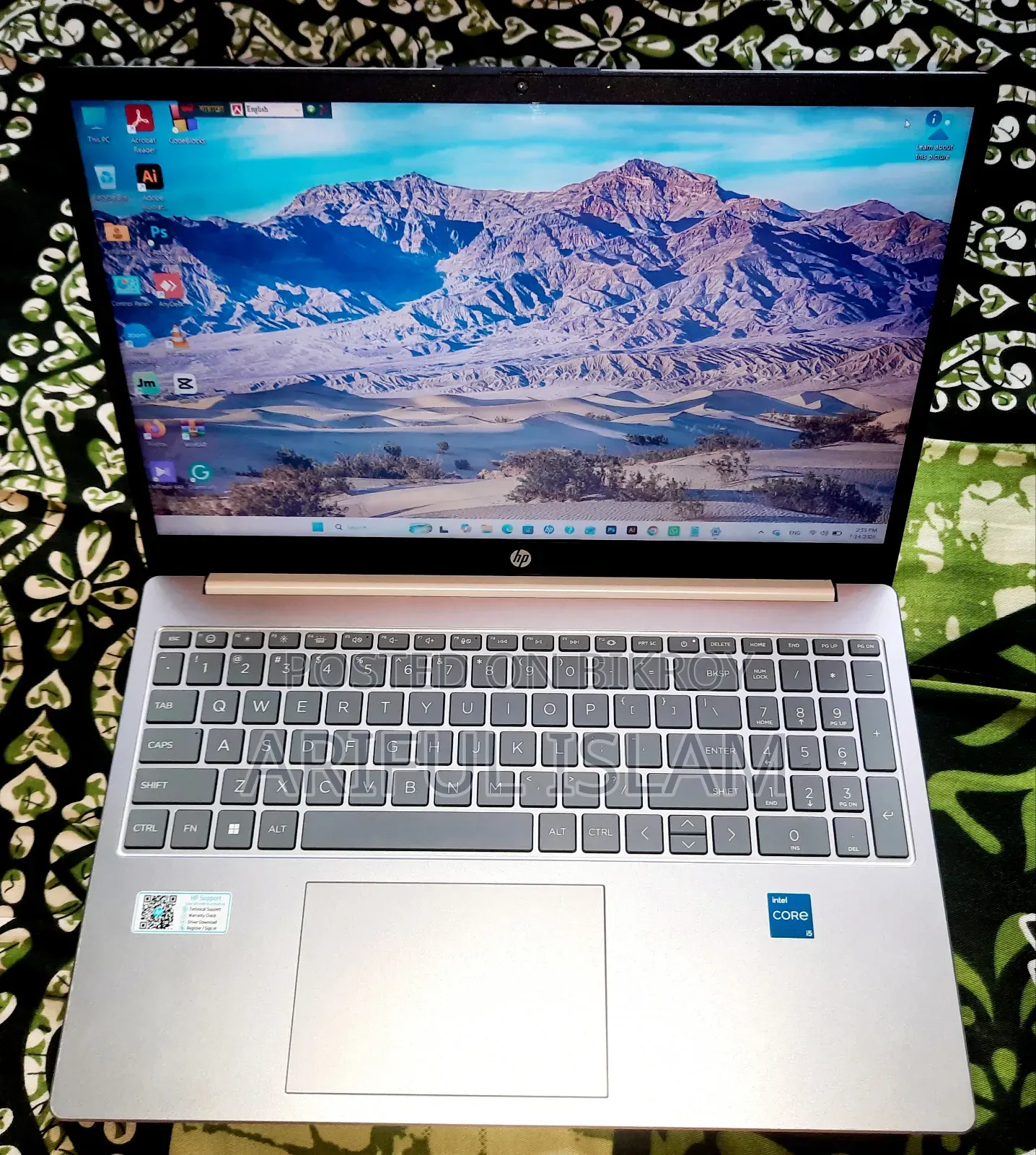 Laptop HP 15 16GB Intel Core i5 SSHD+SSD 512GB