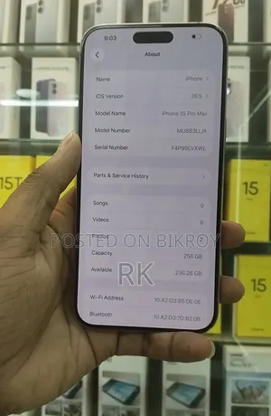 Apple iPhone 15 Pro Max 256 GB Black