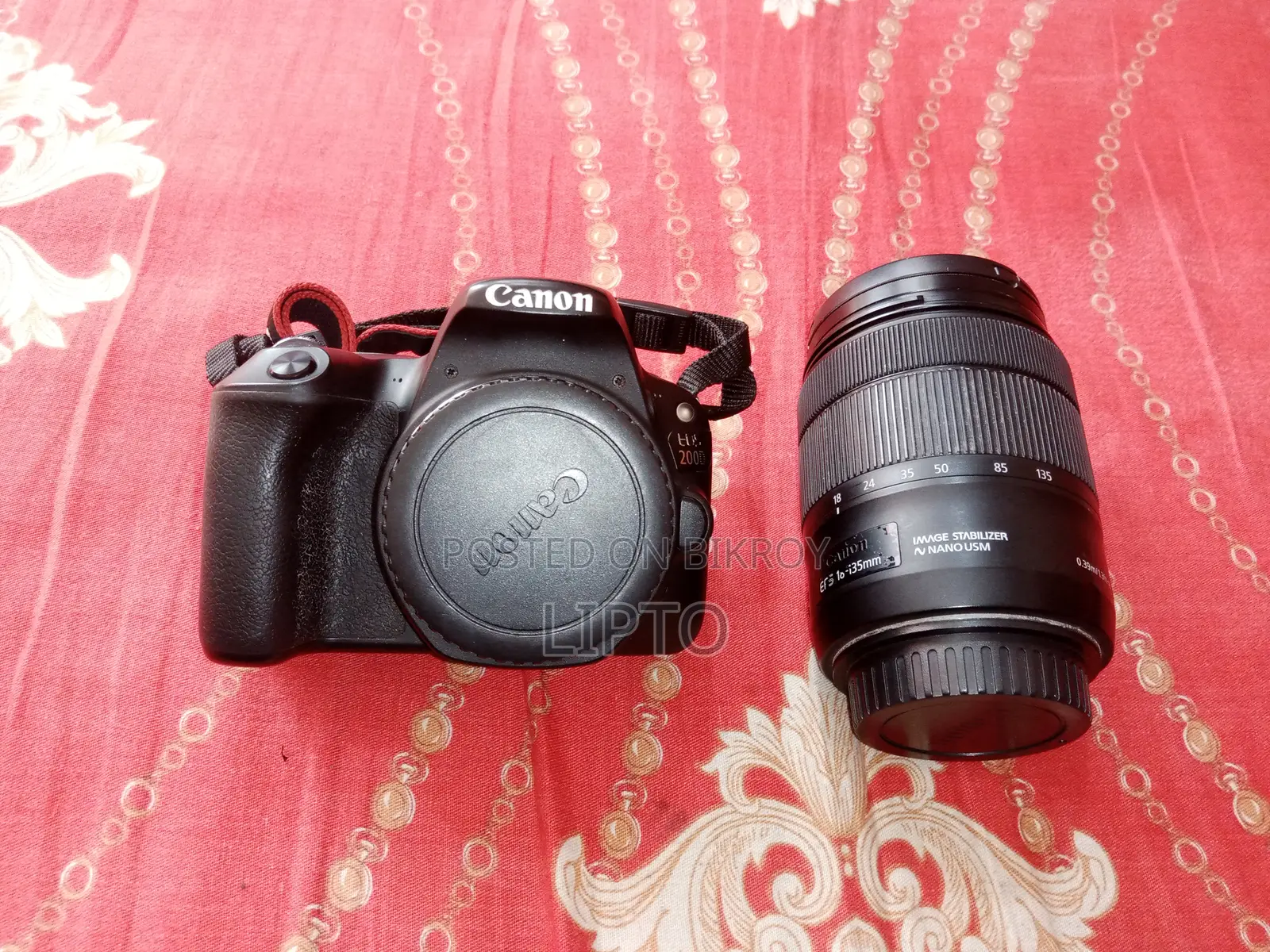 Canon EOS 200D +Canon EF-S 18-135mm IS USM (Full Package) বিক্রয় হবে