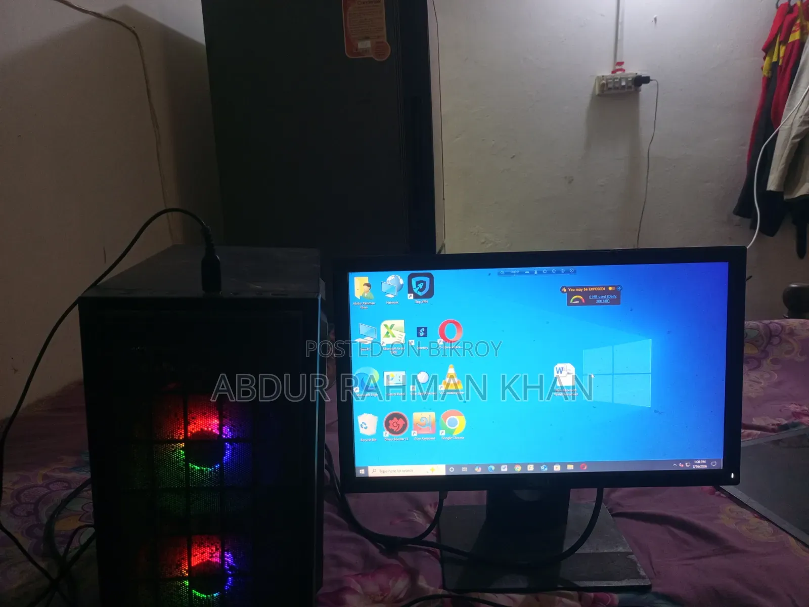 Desktop Computer 4GB AMD 256GB SSD