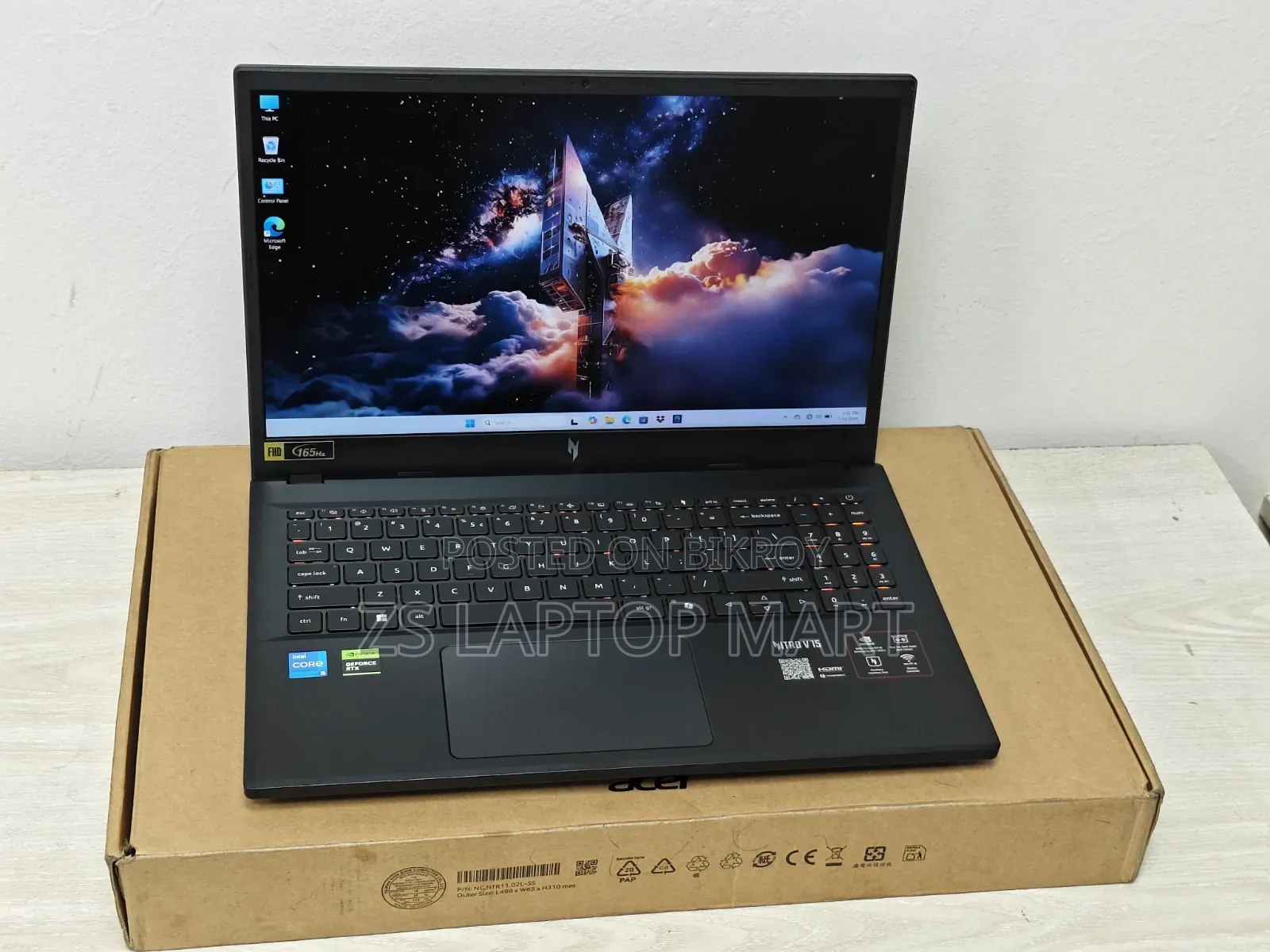 Laptop Acer Nitro V 15 16GB Intel Core i5 SSD 512GB