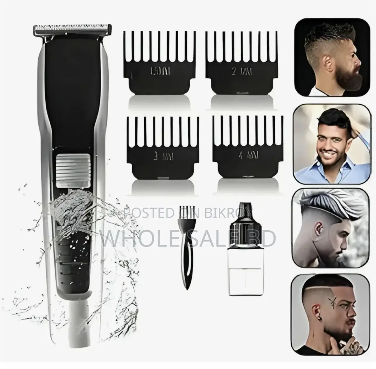 HTC AT-538 Rechargeable Hair Beard Trimmer